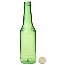 Bouteille Bière Verte 33 cl résine cassable