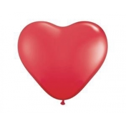 Ballons cœur Rouges Ø 28 cm x l'unité