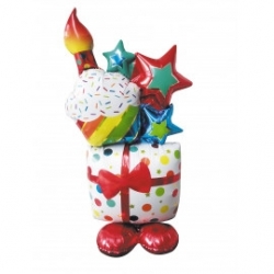 Ballon Mylar Birthday gift multi